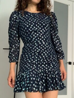 Tanya Taylor Silk Mini Dress